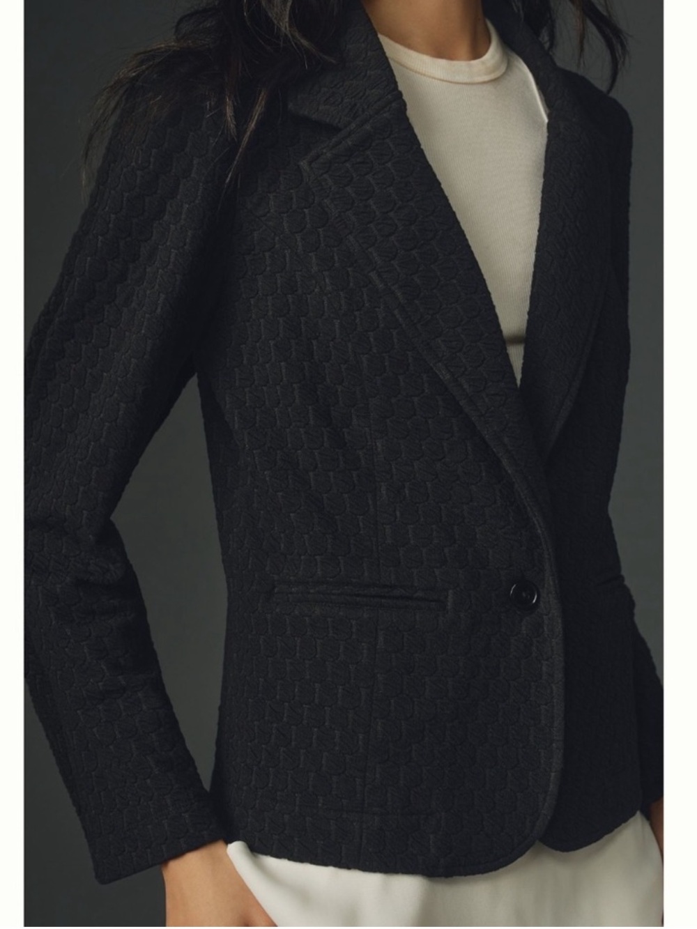 Nwt porridge textured knit blazer
